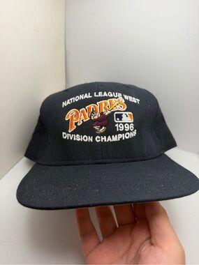 VTG 1996 National League West Division Champions San Diego Padres SnapBack Hat